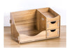 Organisateur de Maquillage en Bois - Range Maquillage