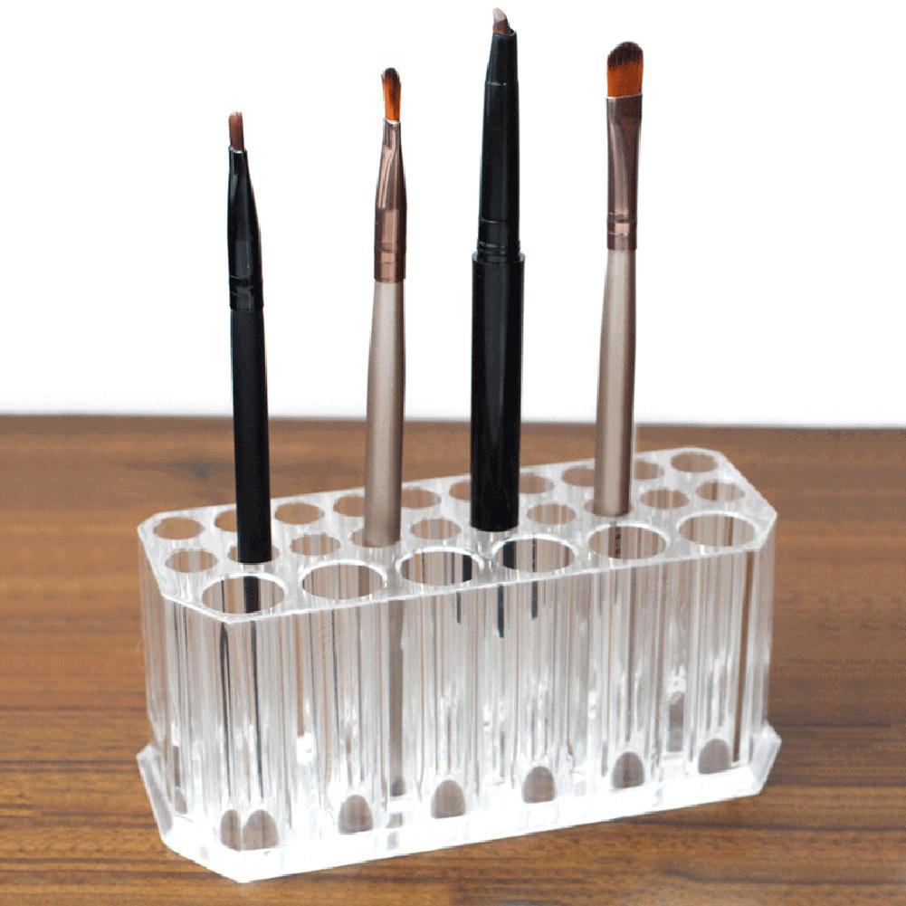 Organisateur de Pinceaux à Maquillage Transparent - Range Maquillage