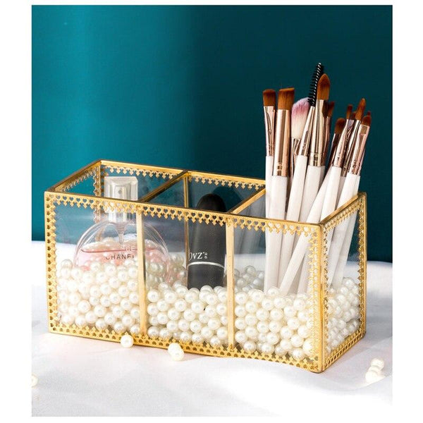 MAUL Porte Carte En Acrylique Transparent - Organiseur Bureau 2 Compartiments