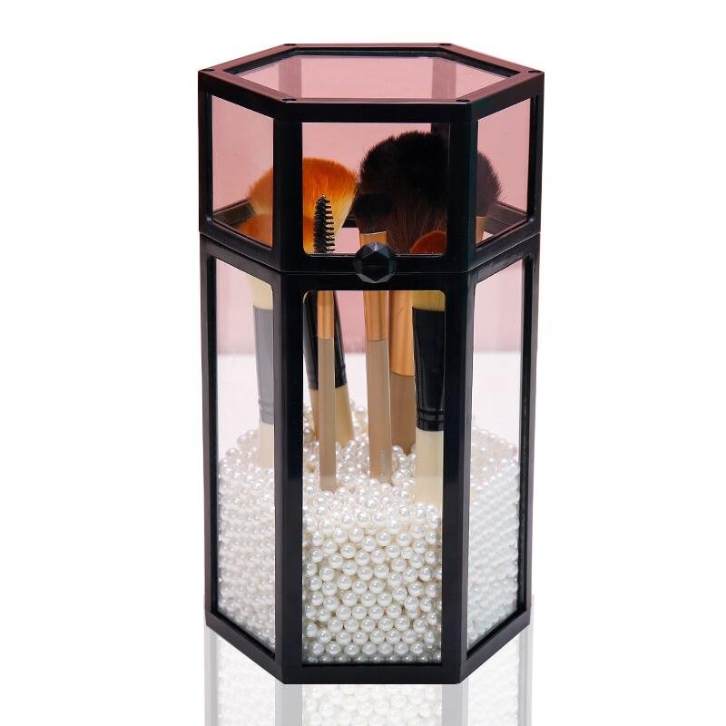 Pot Transparent pour Maquillage - Range Maquillage