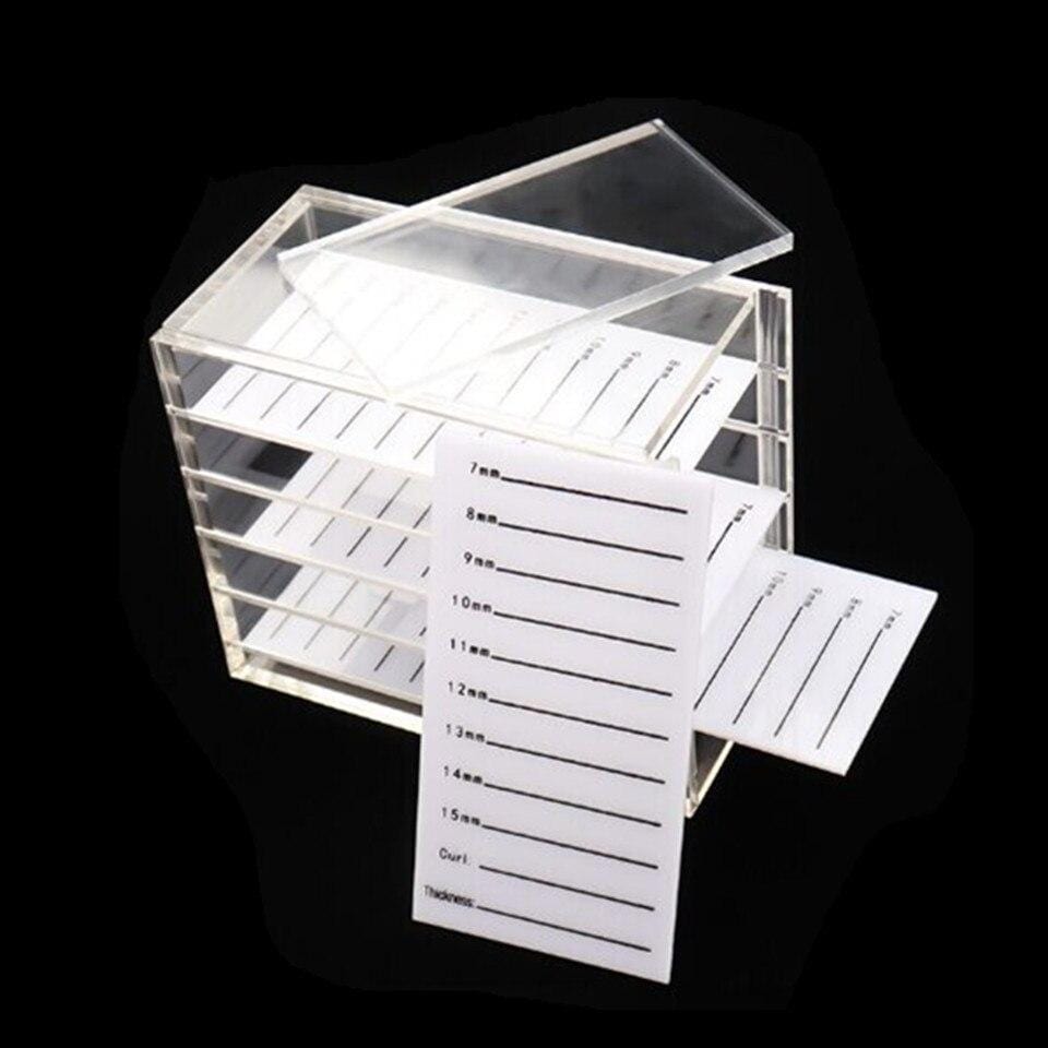 Rangement Faux-Cils Transparent - Range Maquillage