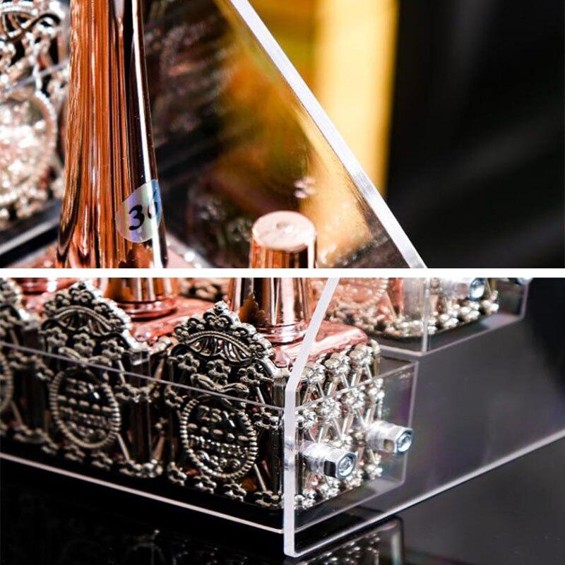 Présentoir Vernis à Ongles 3 Niveaux – Organisateur Acrylique Transparent Pour 30 Flacons, Support Robuste Et Élégant Pour Coiffeuse Ou Étagère