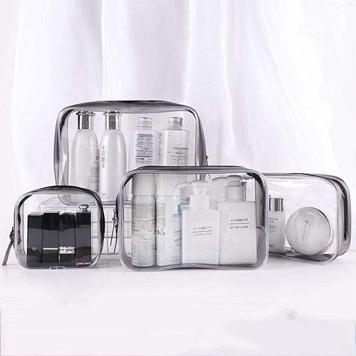 Trousse de Toilette Transparente - Range Maquillage