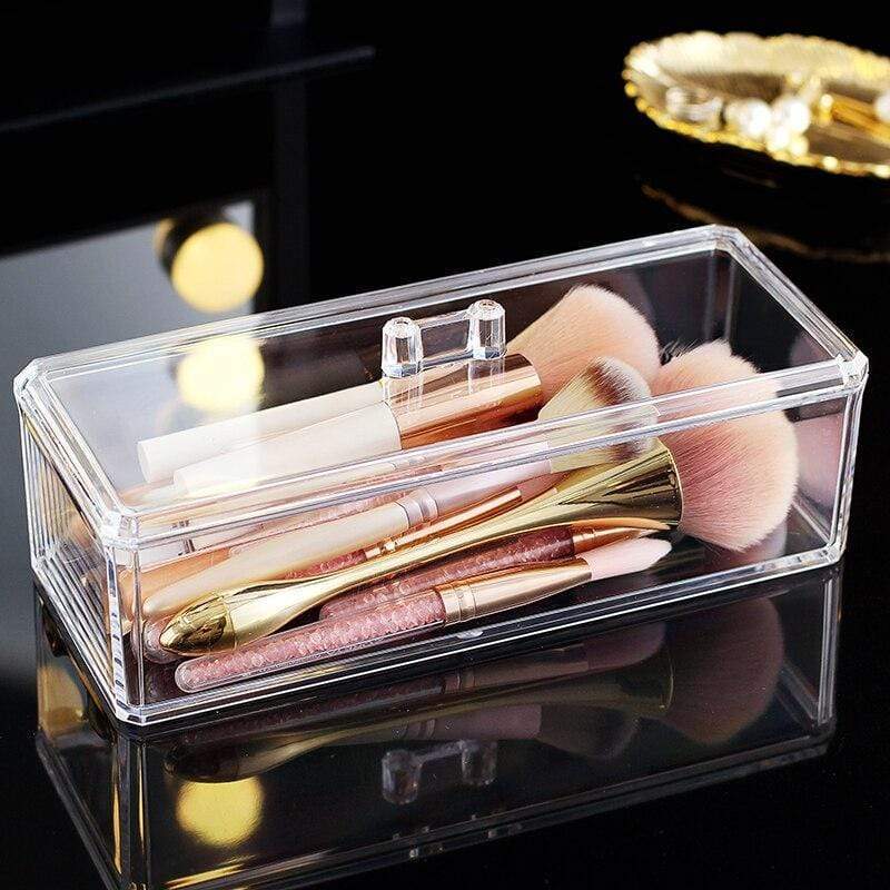 Boite de maquillage transparente