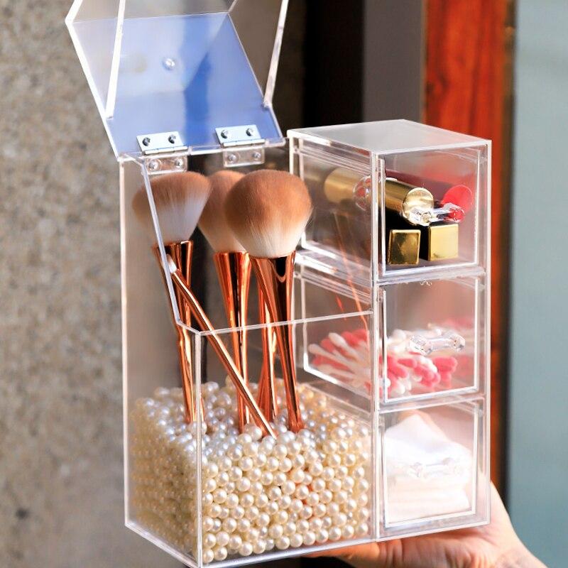 Boite Rangement Pinceau Maquillage