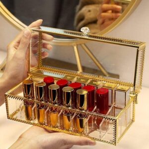 Boite rangement rouge a levre