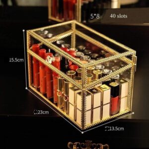 Boite rangement rouge a levre