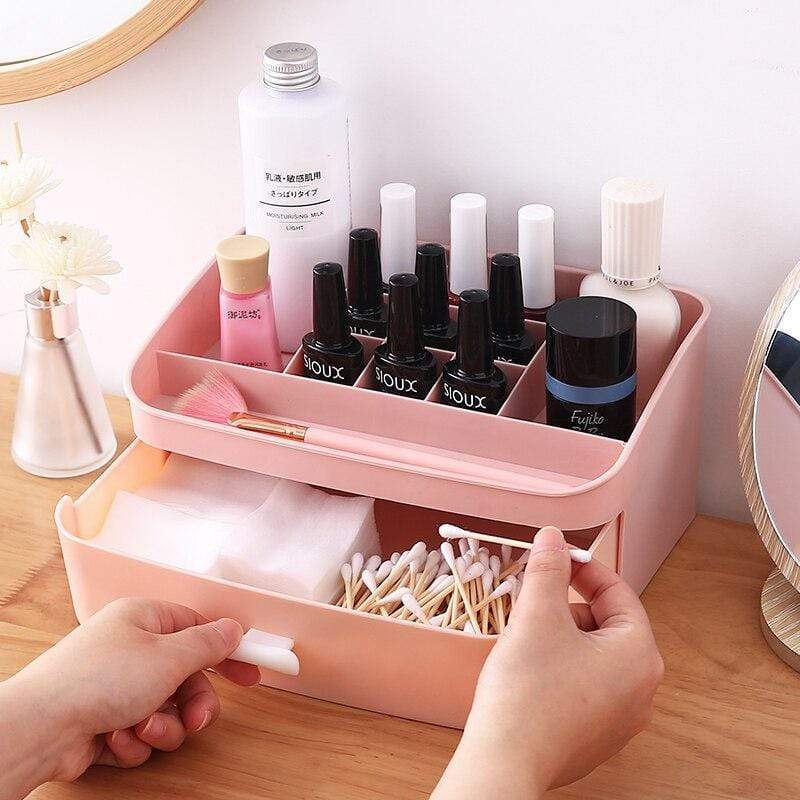 Organisateur de maquillage en plastique - Range Maquillage
