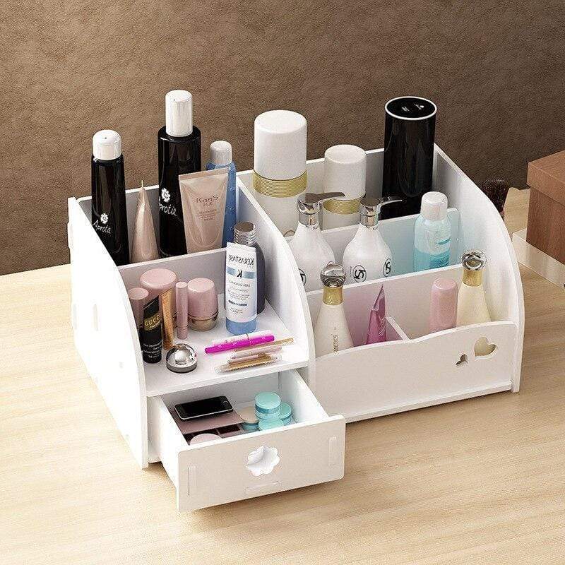 Organisateur Maquillage en bois - Range Maquillage