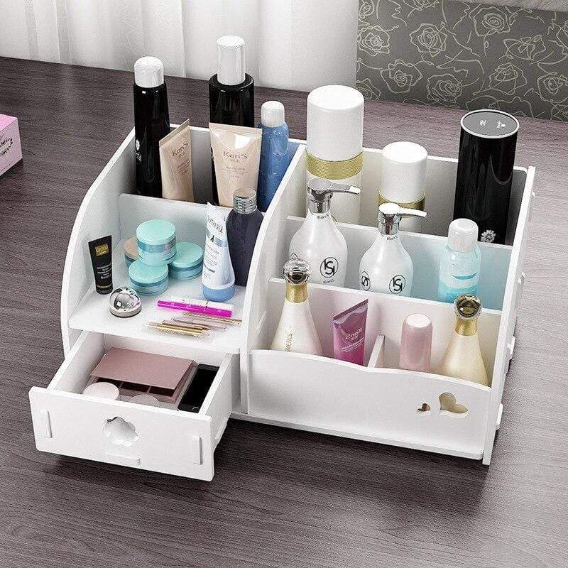 Organisateur Maquillage en bois - Range Maquillage