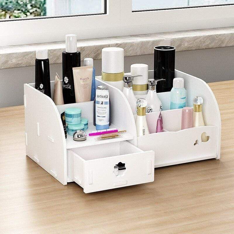 Organisateur Maquillage en bois - Range Maquillage