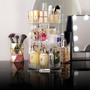 Organisateur Maquillage Rotatif - Range Maquillage