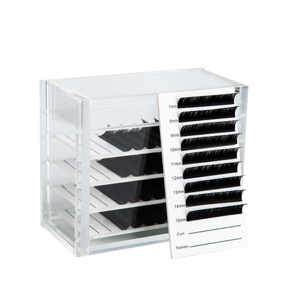 Rangement Faux-Cils Transparent