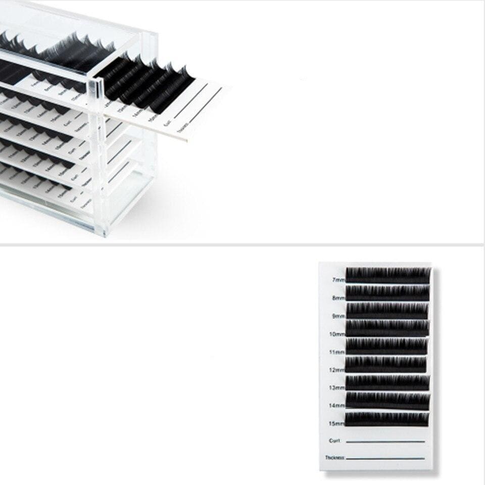 Rangement Faux-Cils Transparent