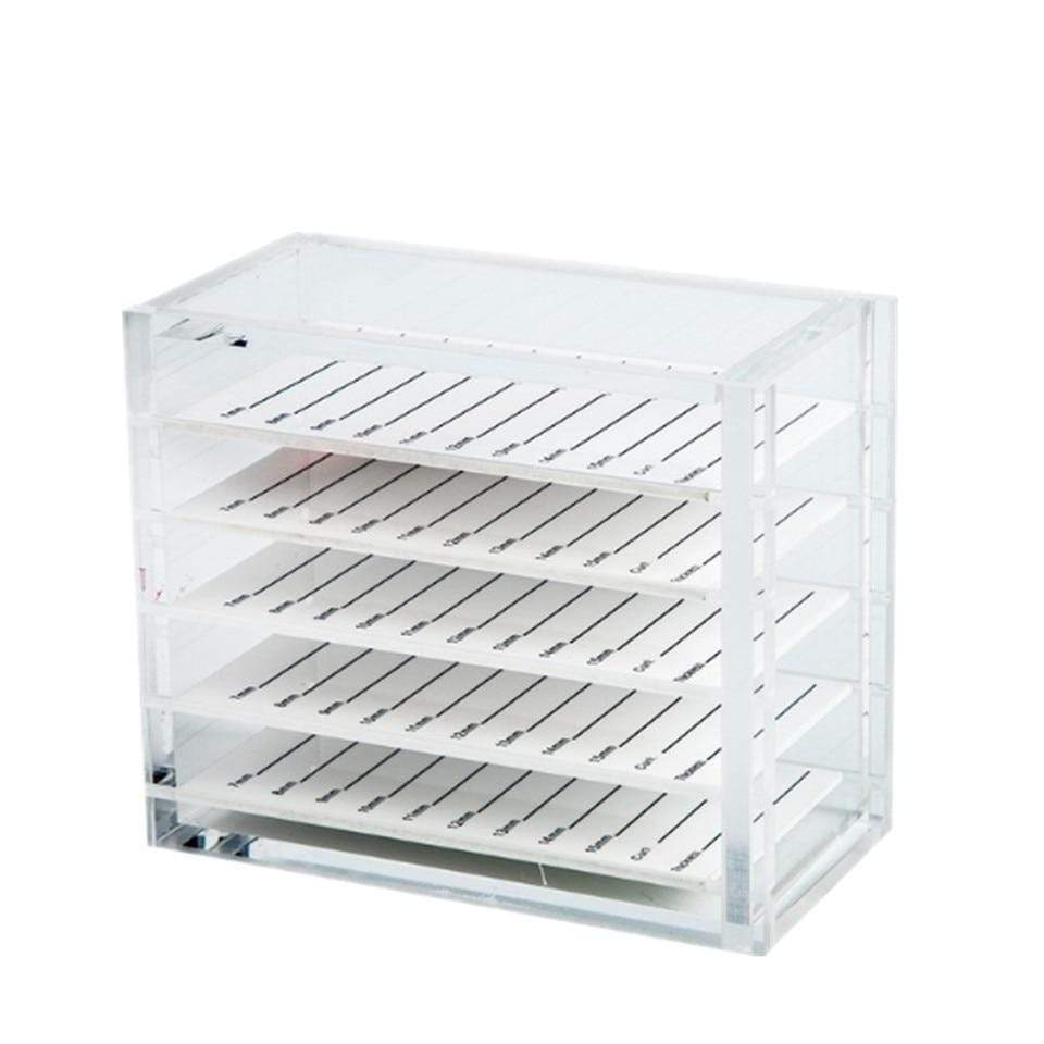 Rangement Faux-Cils Transparent