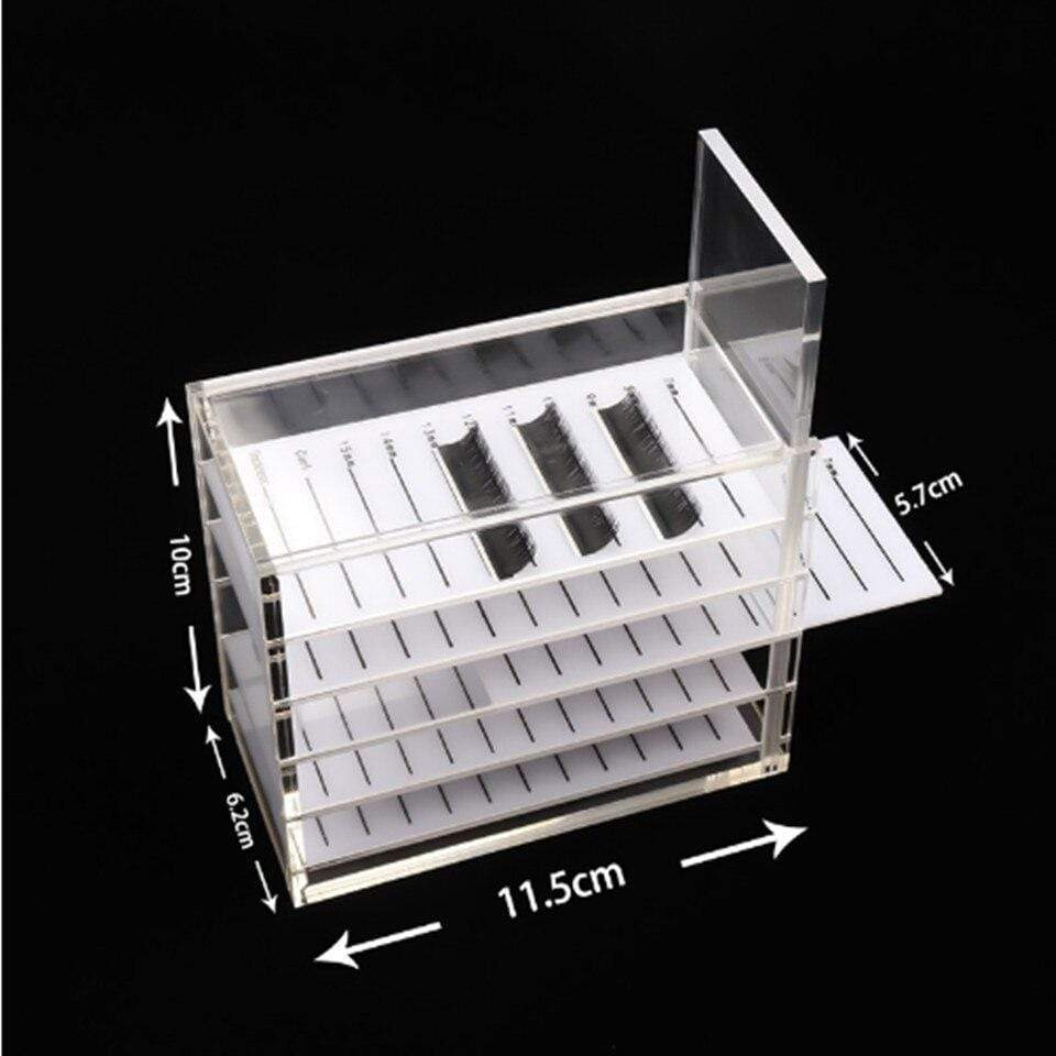 Rangement Faux-Cils Transparent