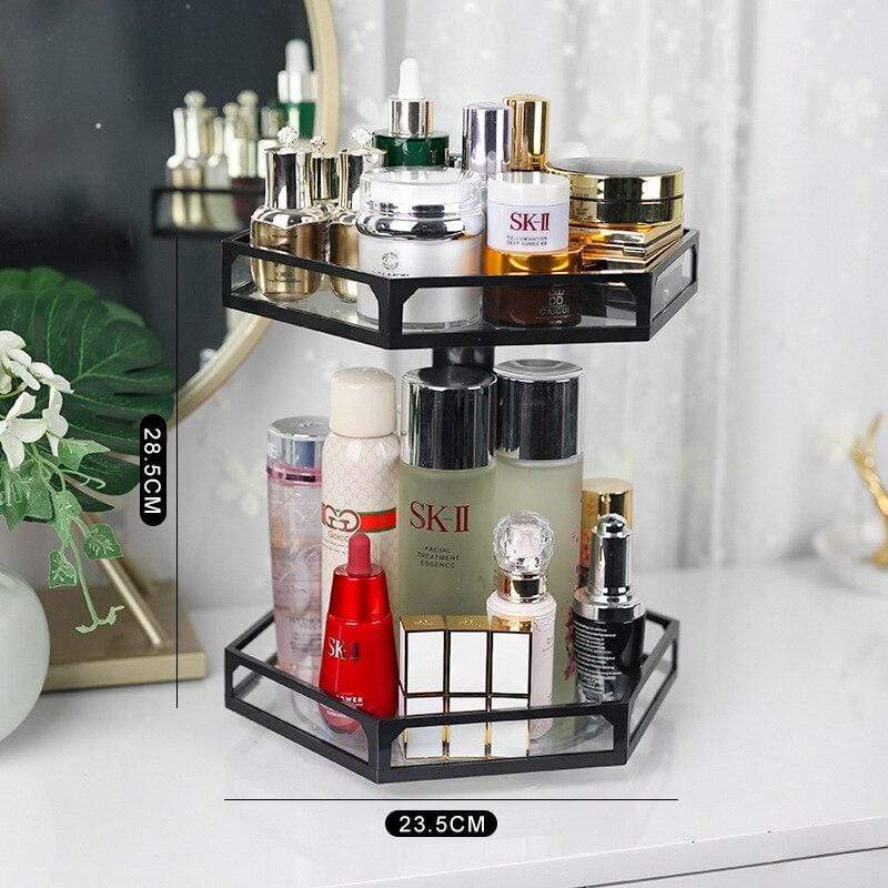 Rangement Maquillage Rotatif 360° - Range Maquillage