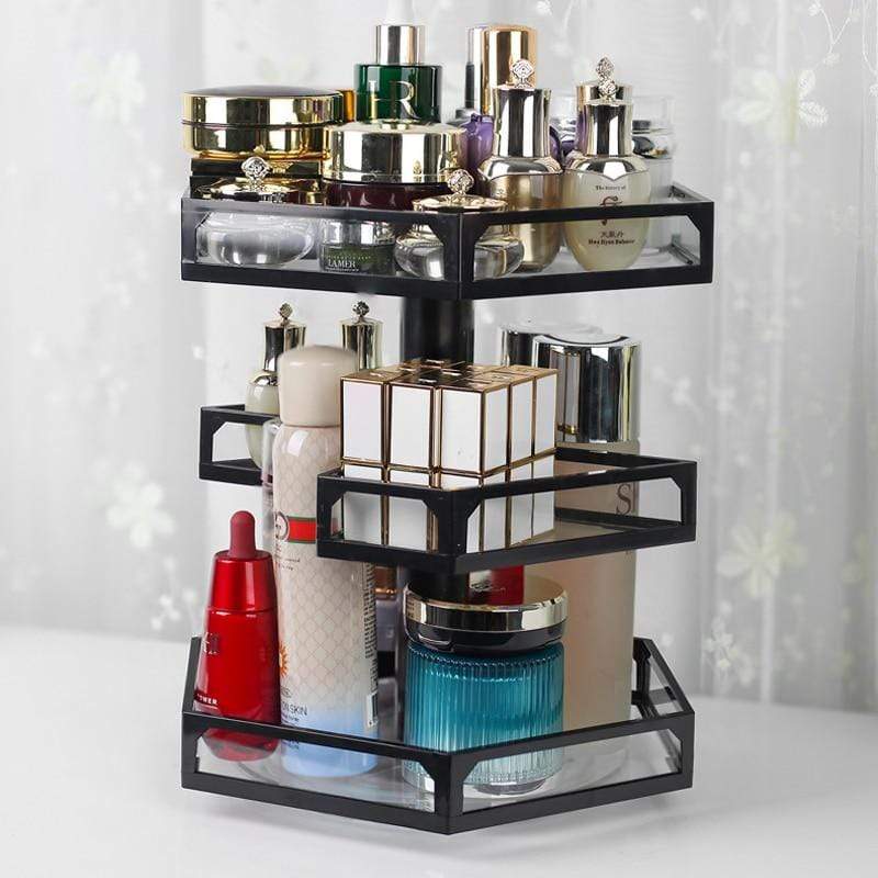 Rangement Maquillage Rotatif 360° - Range Maquillage