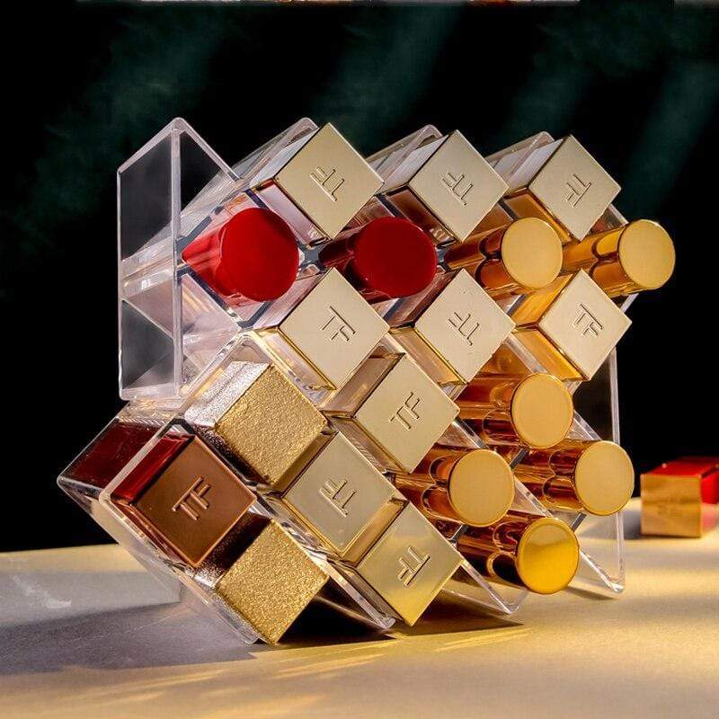 Rangement rouge à lèvres transparent - Range Maquillage