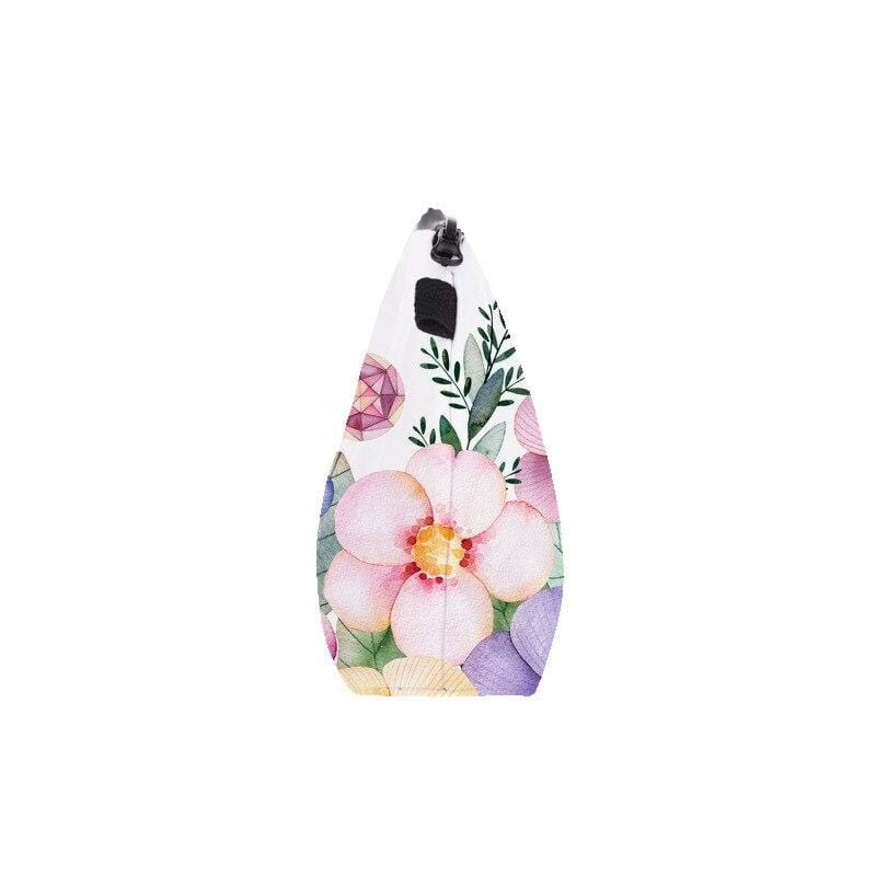 Trousse de Maquillage à Fleurs - Range Maquillage