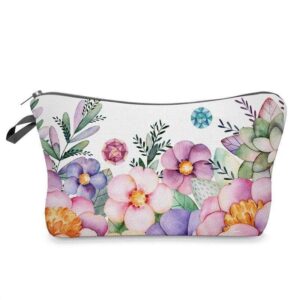 Trousse de Maquillage à Fleurs - Range Maquillage