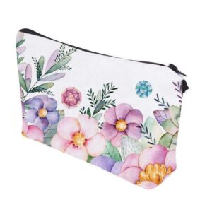 Trousse de Maquillage à Fleurs - Range Maquillage