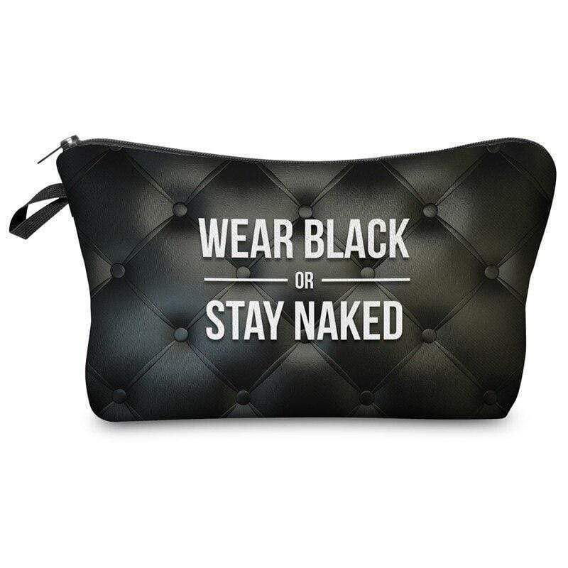 Trousse de Maquillage Noir - Range Maquillage
