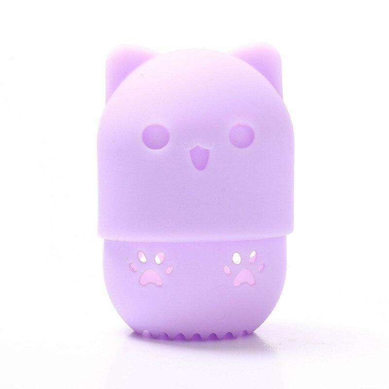 Rangement Eponge Chat - Range Maquillage