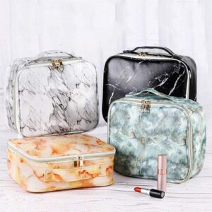 Mallette Maquillage Style Marbre - Range Maquillage