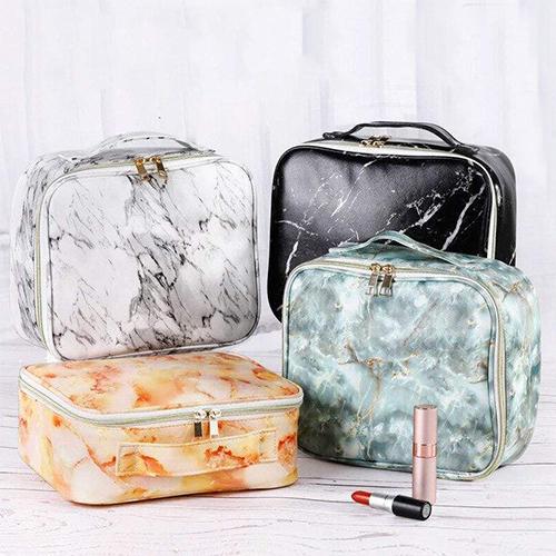 Mallette Maquillage Style Marbre - Range Maquillage