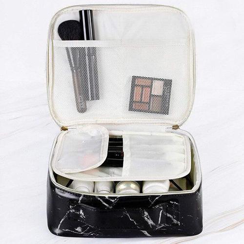 Mallette Maquillage Style Marbre - Range Maquillage