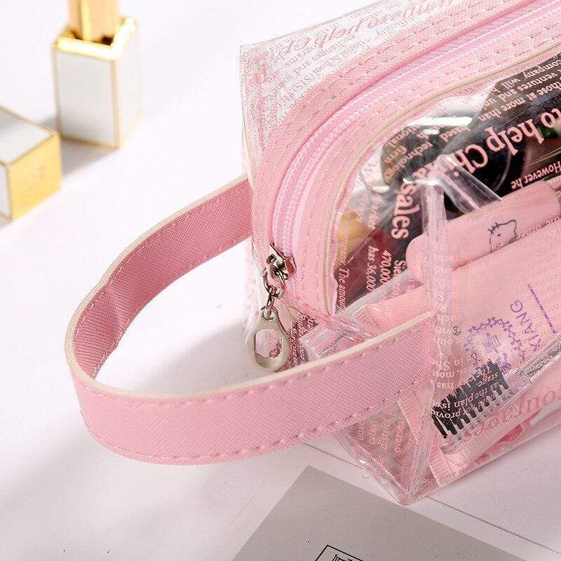 Pochette Maquillage Transparent - Range Maquillage