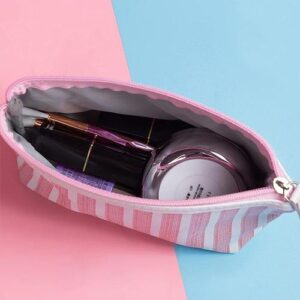 trousse a Maquillage a Rayure - Range Maquillage