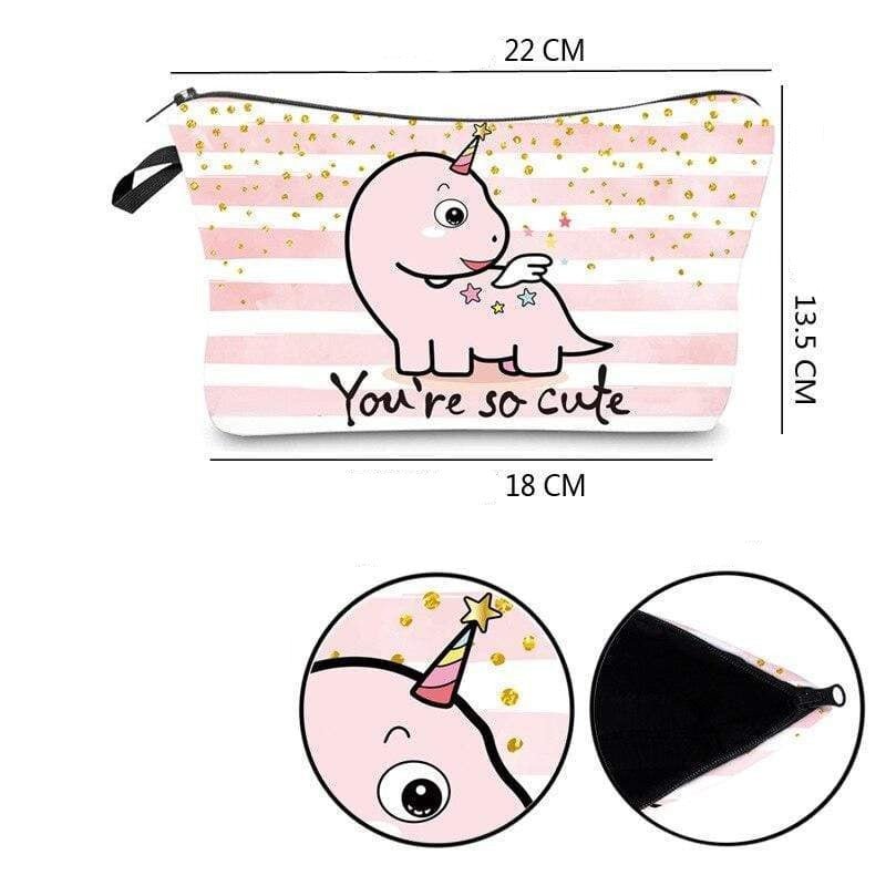 Trousse Cosmetique Licorne - Range Maquillage