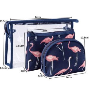 Trousse de Maquillage Flamant Rose - Range Maquillage