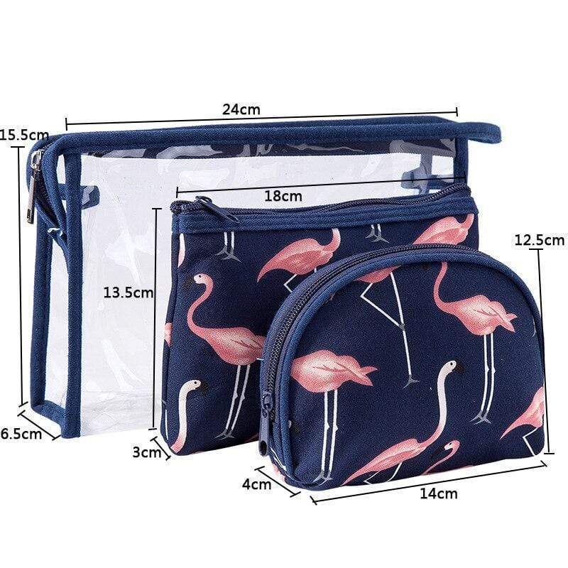 Trousse de Maquillage Flamant Rose - Range Maquillage