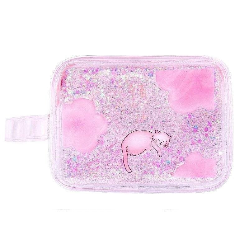 Trousse de Toilette Plastique Transparent Fille - Range Maquillage