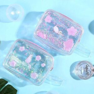 Trousse de Toilette Plastique Transparent Fille - Range Maquillage