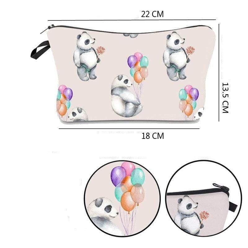 Trousse Maquillage Panda - Range Maquillage