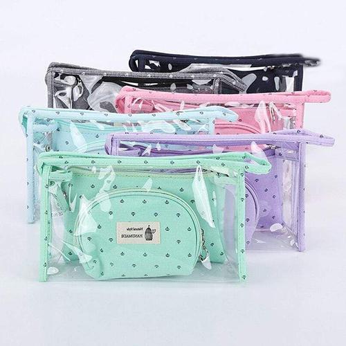 Trousse Maquillage Transparente Femme - Range Maquillage