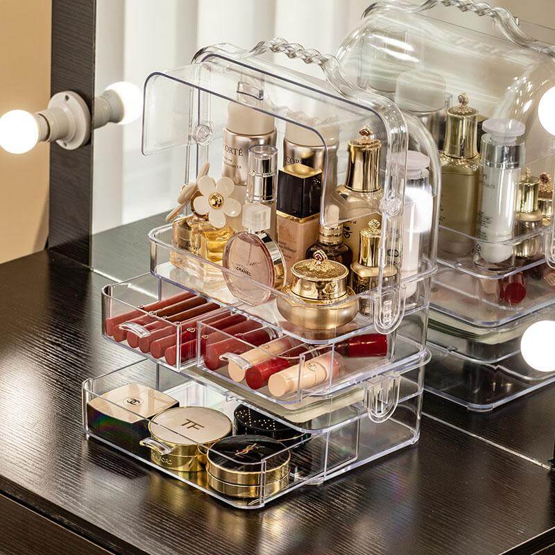 Coffret Maquillage Transparent