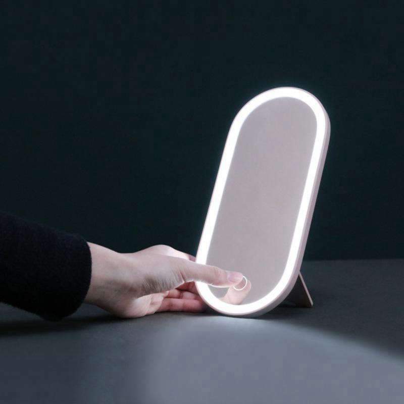 Organisateur de Maquillage à Miroir LED - Range Maquillage