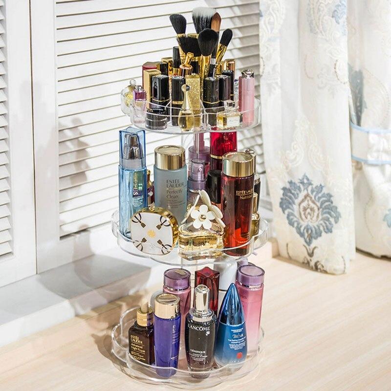 Organisateur Maquillage Pivotant - Range Maquillage