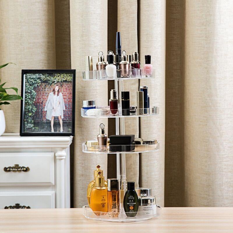 Organisateur Maquillage Pivotant - Range Maquillage