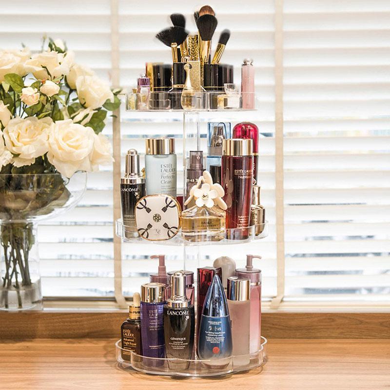 Organisateur Maquillage Pivotant - Range Maquillage
