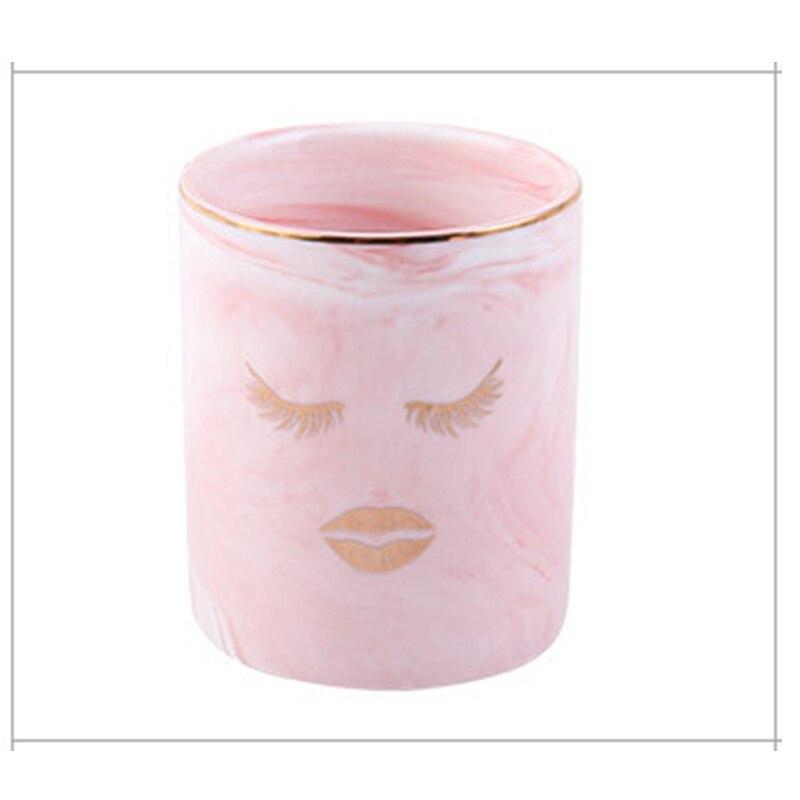 Organisateur pour Pinceaux de Maquillage en Marbre - Range Maquillage