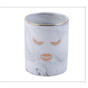 Organisateur pour Pinceaux de Maquillage en Marbre - Range Maquillage