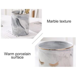 Organisateur pour Pinceaux de Maquillage en Marbre - Range Maquillage