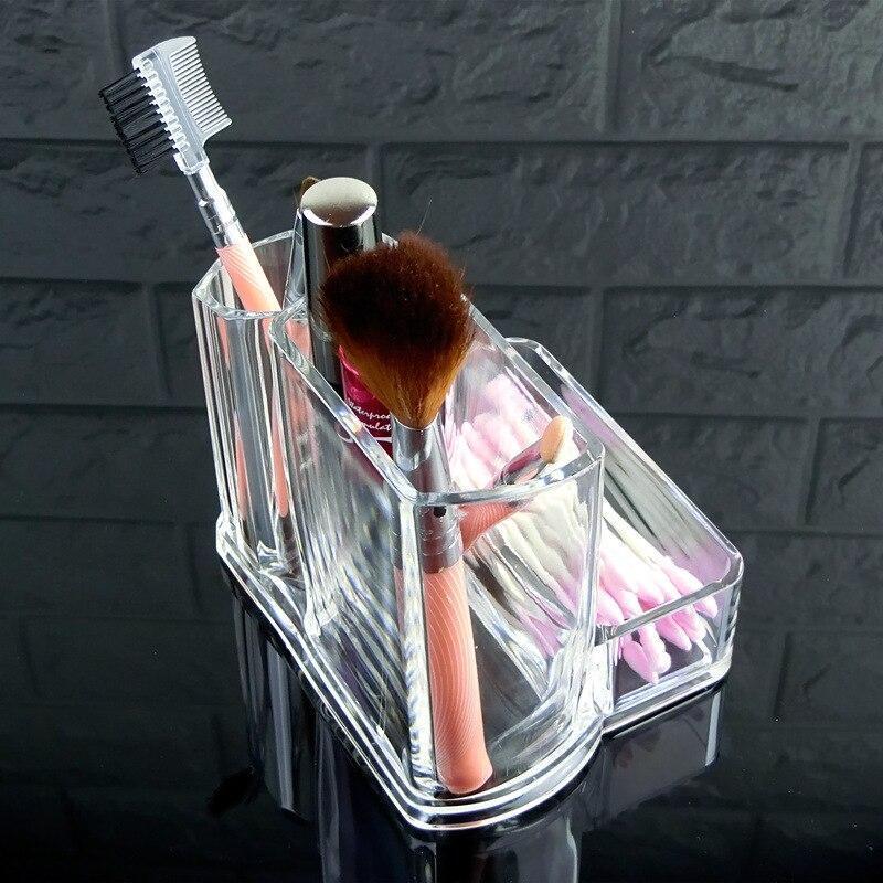 Organiseur de Bureau Transparent - Range Maquillage