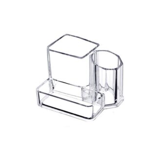 Pot à Pinceaux Transparent - Range Maquillage